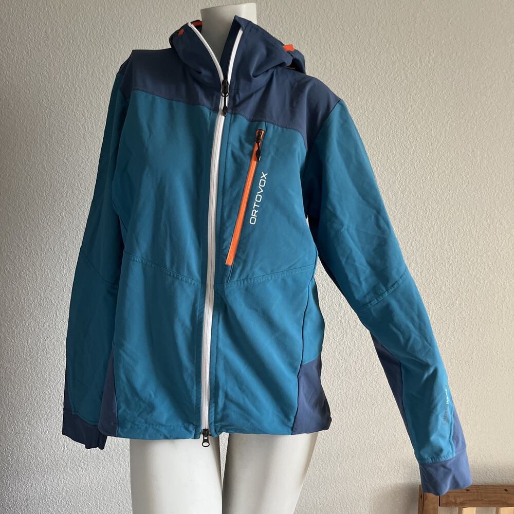 Ortovox Merino Pala Full Zip Softshell Jacket Men’s Medium Outdoor Hiking Wool